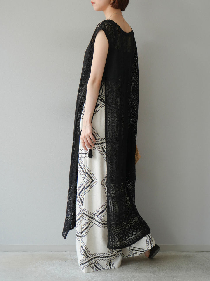 [訂位] 麻繩休閒褲/象牙白