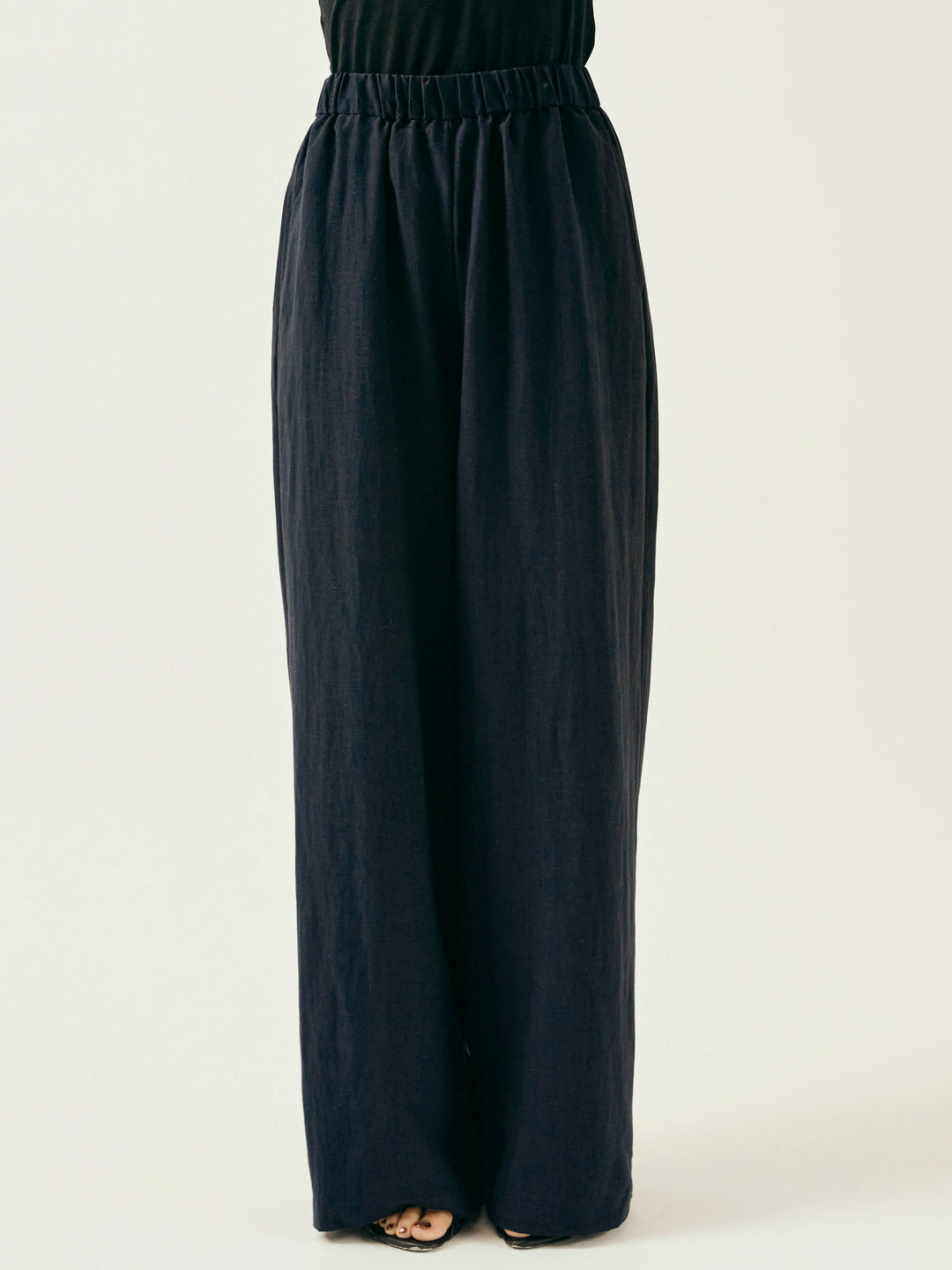 [SET]オーガンジーヘムブラウス＆ワイドパンツSET UP(2set)