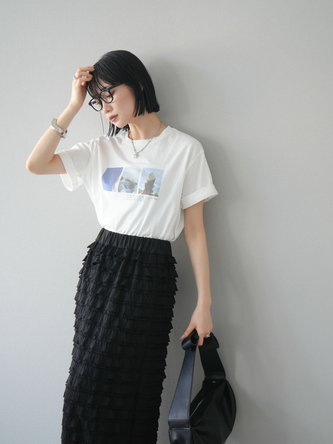 [予約]ショルダーバッグ/ブラック