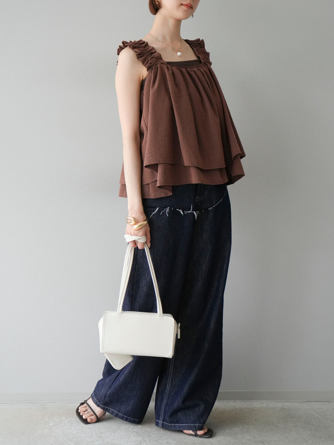 【預購】提臀牛仔褲/深藍色