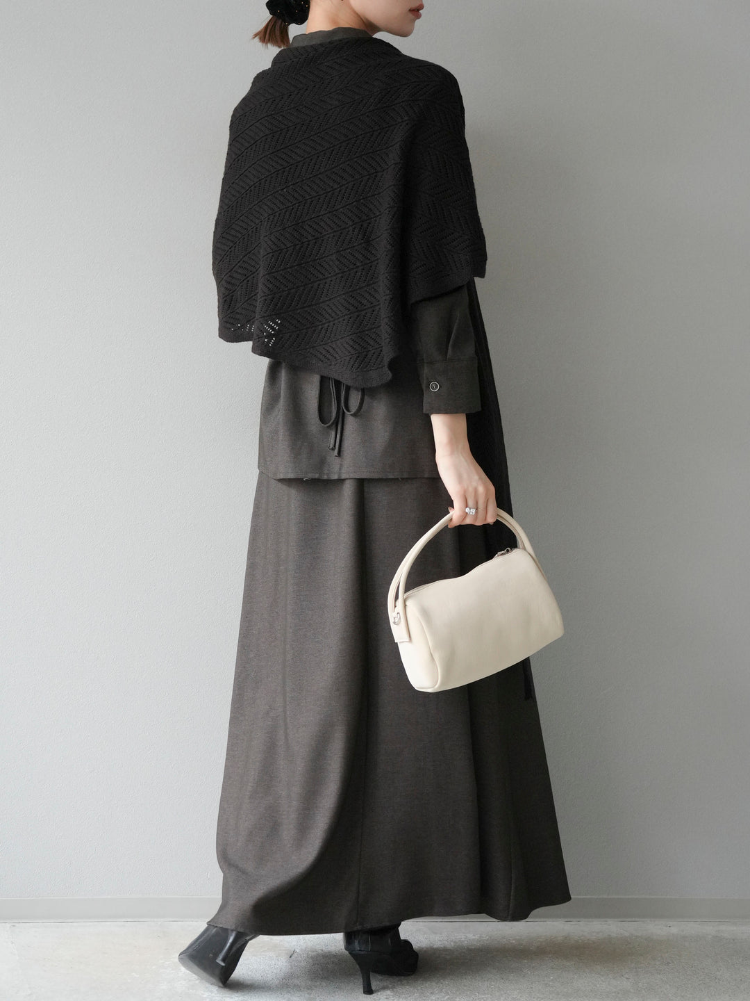 [SET]ツイストデザインシャツ＆スカートSET UP