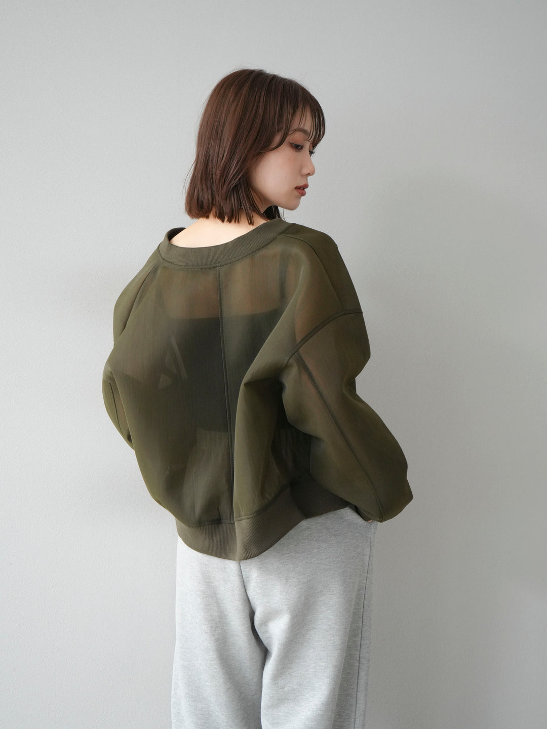 [予約]シアーダンボールボリュームスリーブMA-1/カーキ