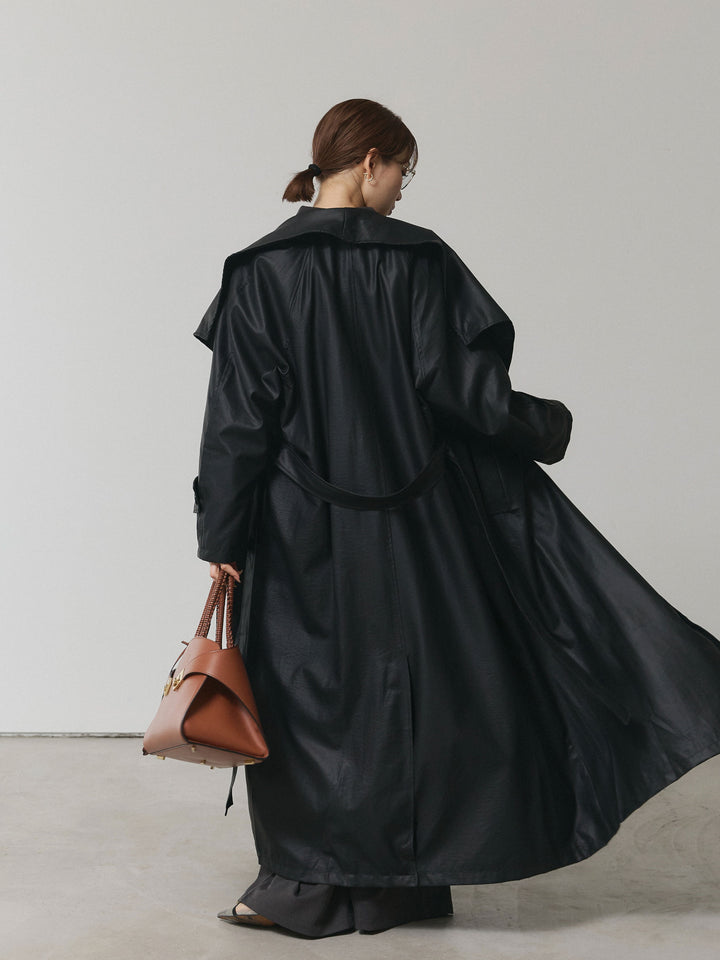 【Allure】[SET]ボタンダウンオーバーシャツ+デザインタックセンターシームアイドパンツ(2set)