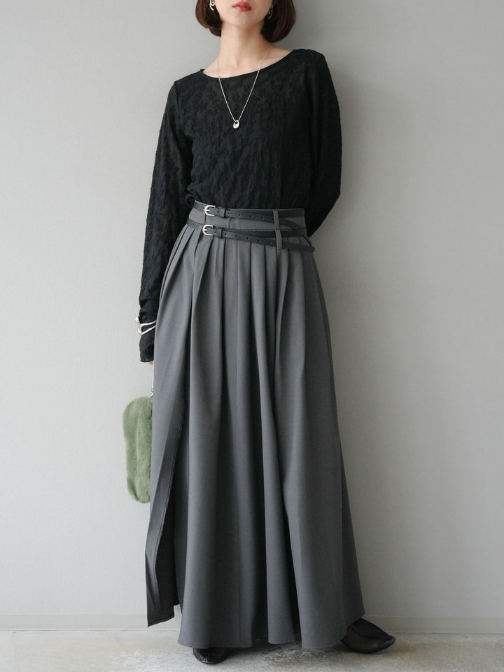 [予約]シアージャガードトップス/ブラック