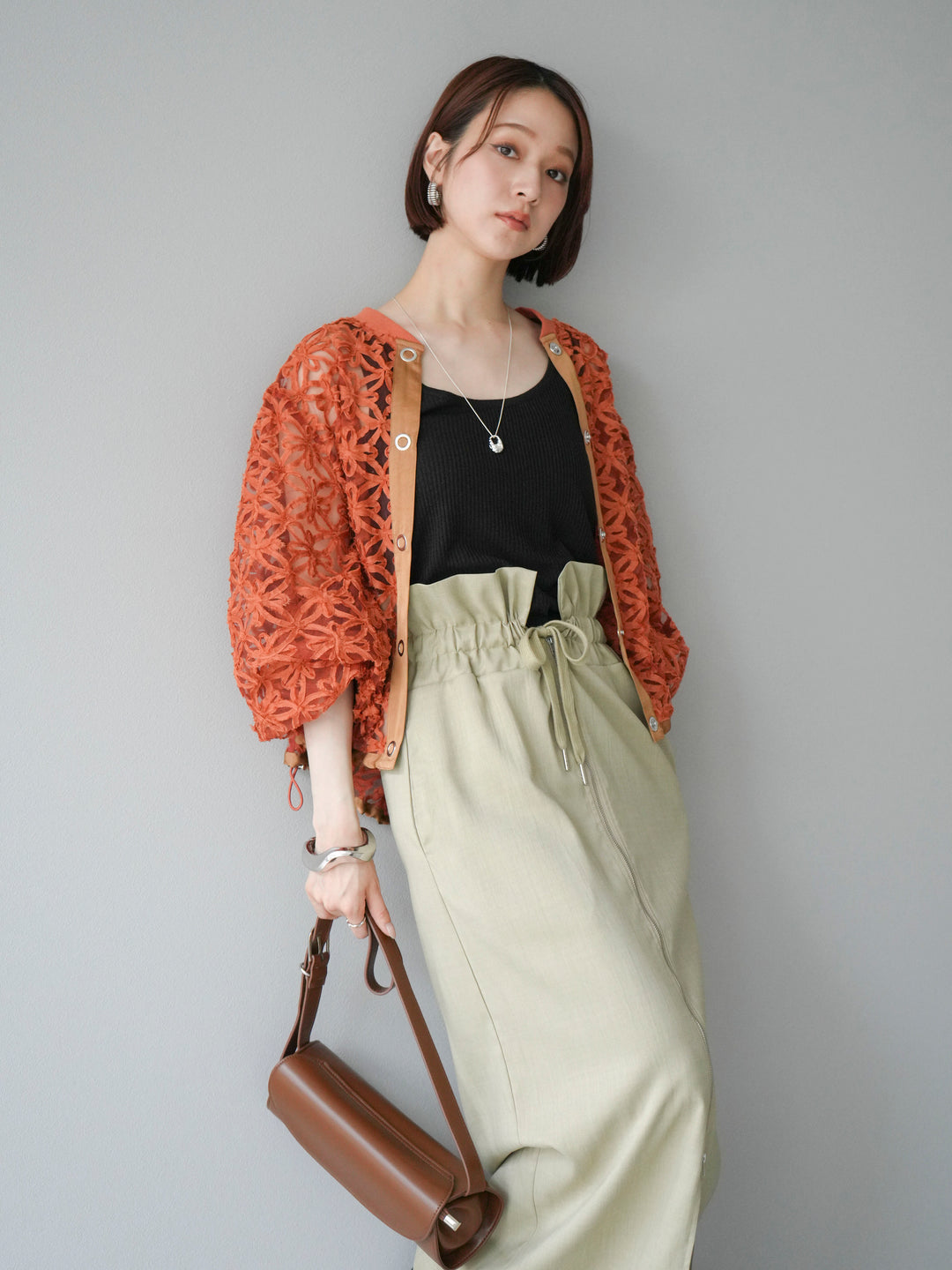 [套裝] 蕾絲透明上衣 + 選配配件套裝（2 套）