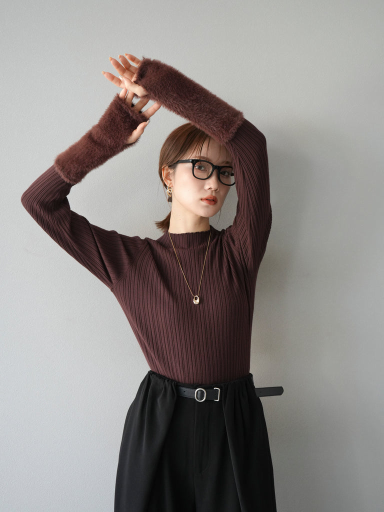 トップス 90s jil sander cashmere knit dark brown NEW ARRIVAL for