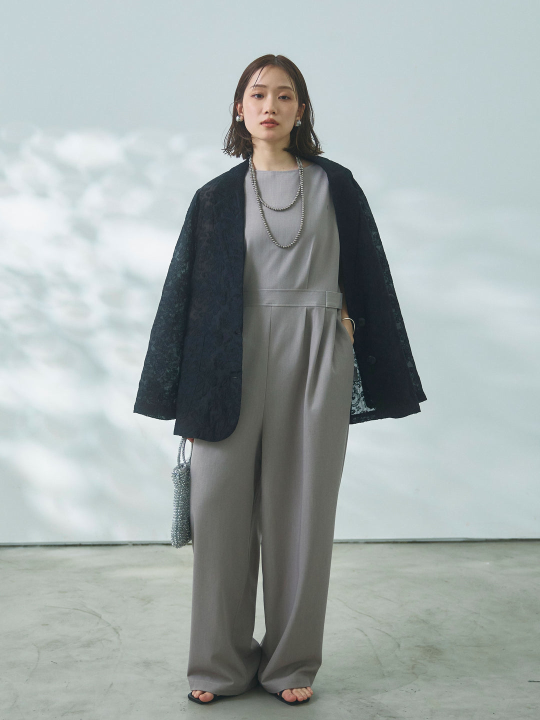 【Allure】[SET]ウエストベルトオールインワン+ウエストベルトオールインワン(2set)