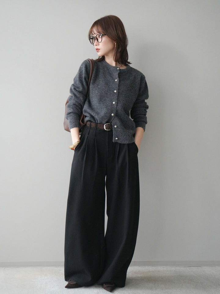 [SET]アンティークボタンニットカーディガン+アンティークボタンニットカーディガン(2set)