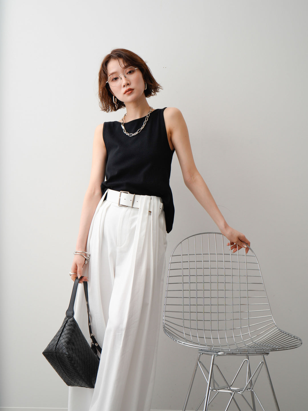 [SET]ツイストタンクトップ+ツイストタンクトップ(2set)