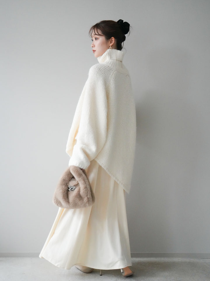 [予約]ベロアフレアスカート/off