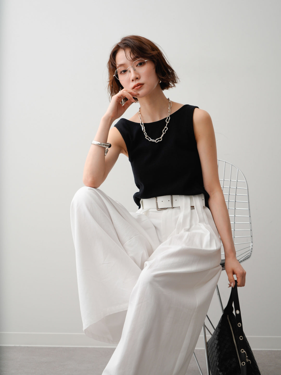 [SET]ツイストタンクトップ+ツイストタンクトップ(2set)