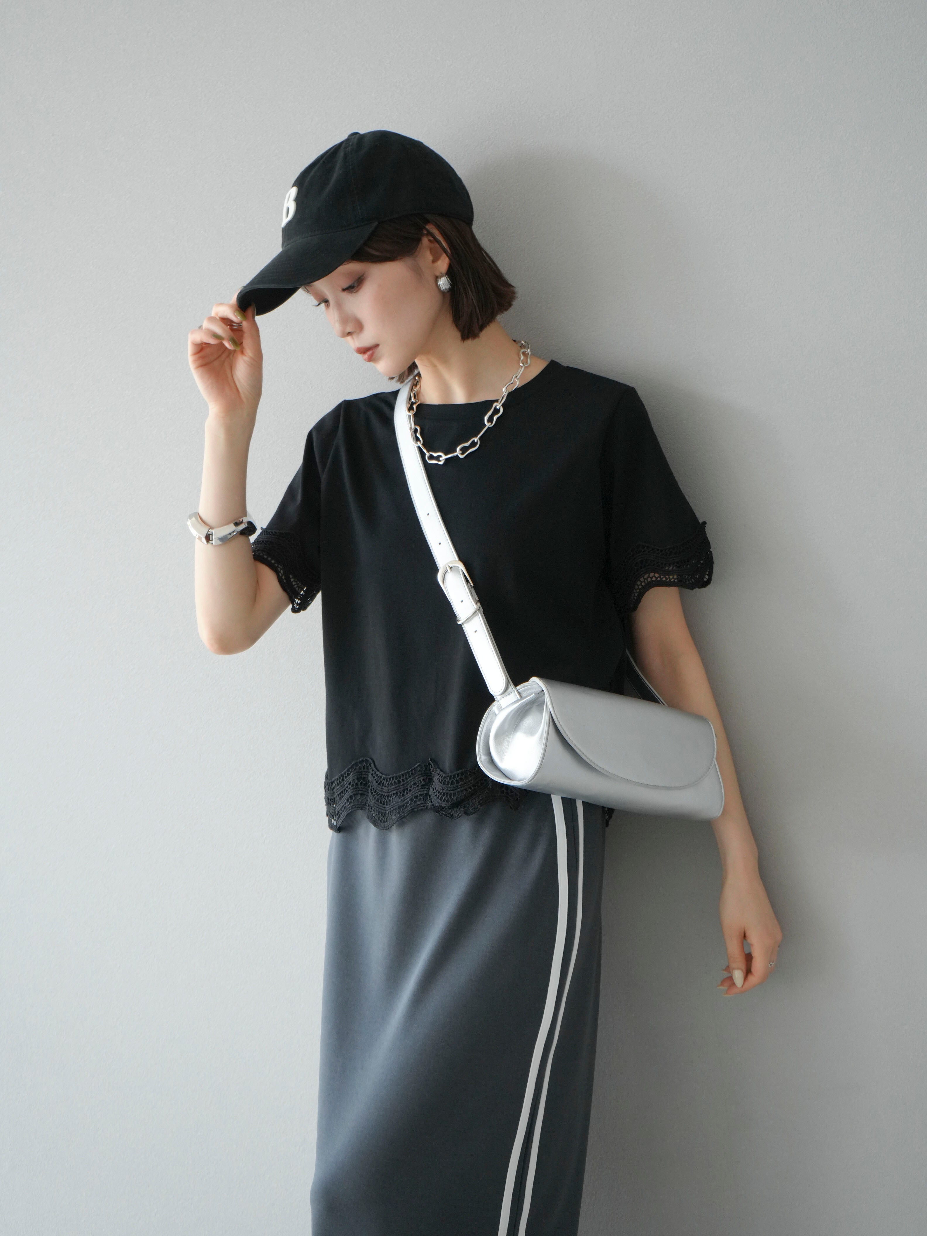 レース切替が可愛い♪カットソー セール】レース切替肩開きBIGT（Tシャツ/カットソー）｜Chico（チコ