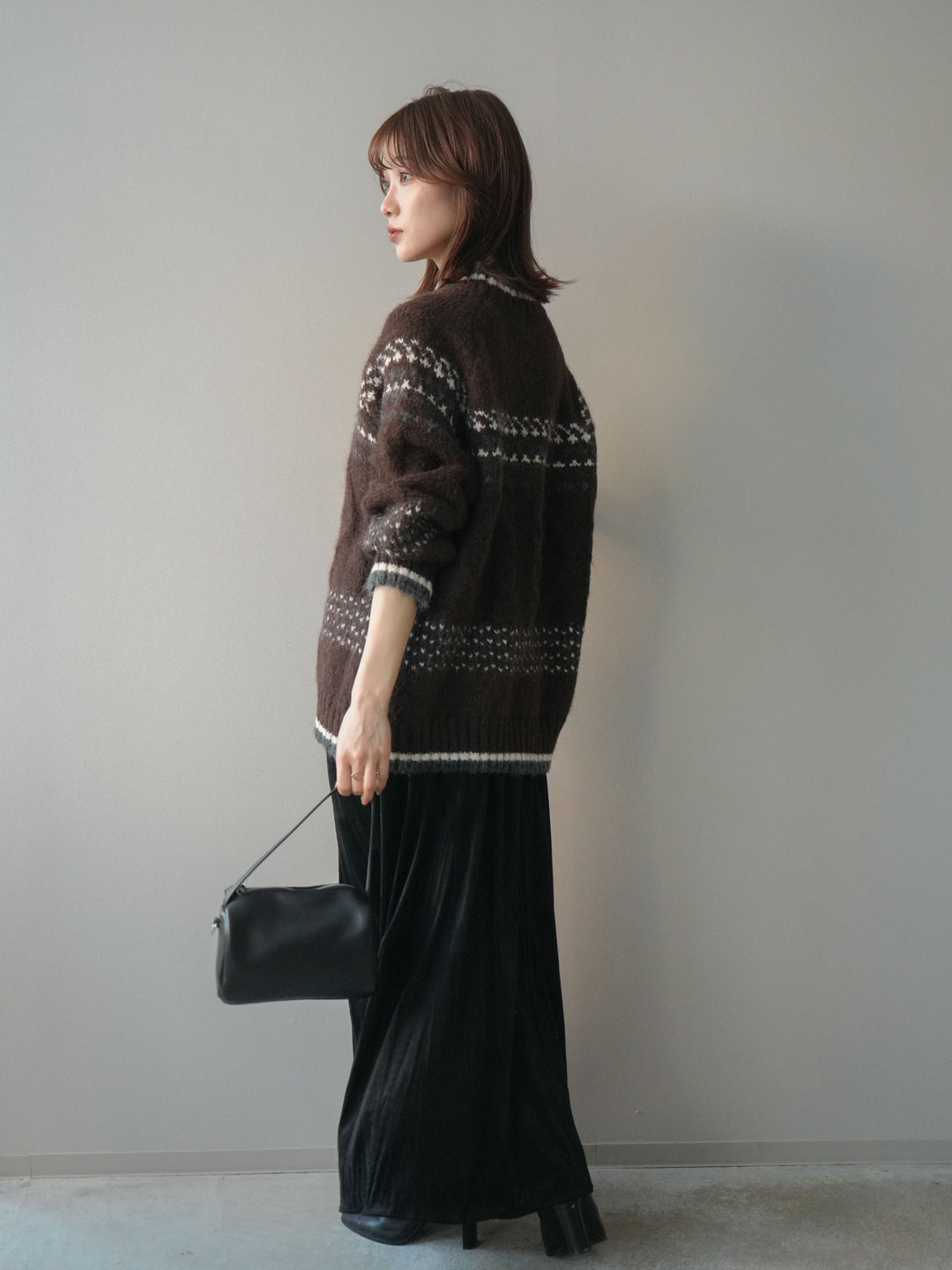 [SET]ワッシャーベロアプリーツスカート+ワッシャーベロアプリーツスカート(2set)