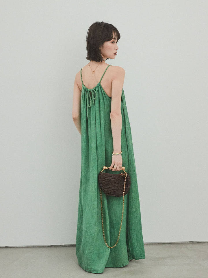 [SET] 不規則染色吊帶裙 + 不規則染色吊帶裙 (2 件套)