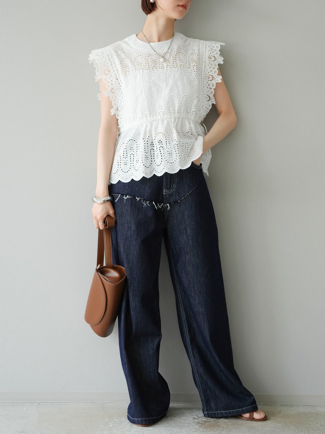 【預購】提臀牛仔褲/深藍色