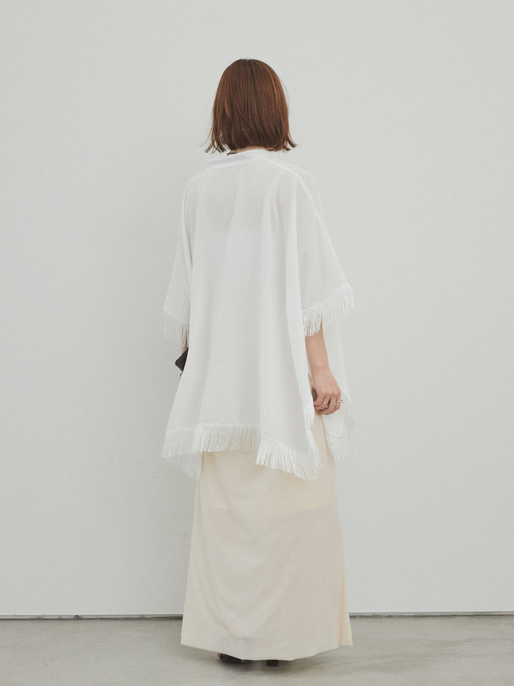 [予約]ベロアナロースカート/アイボリー