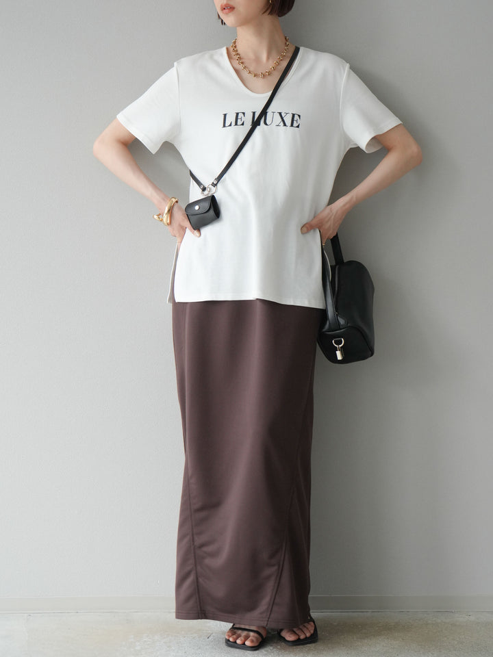 [SET] 毛衣長裙+毛衣長裙（2件套）