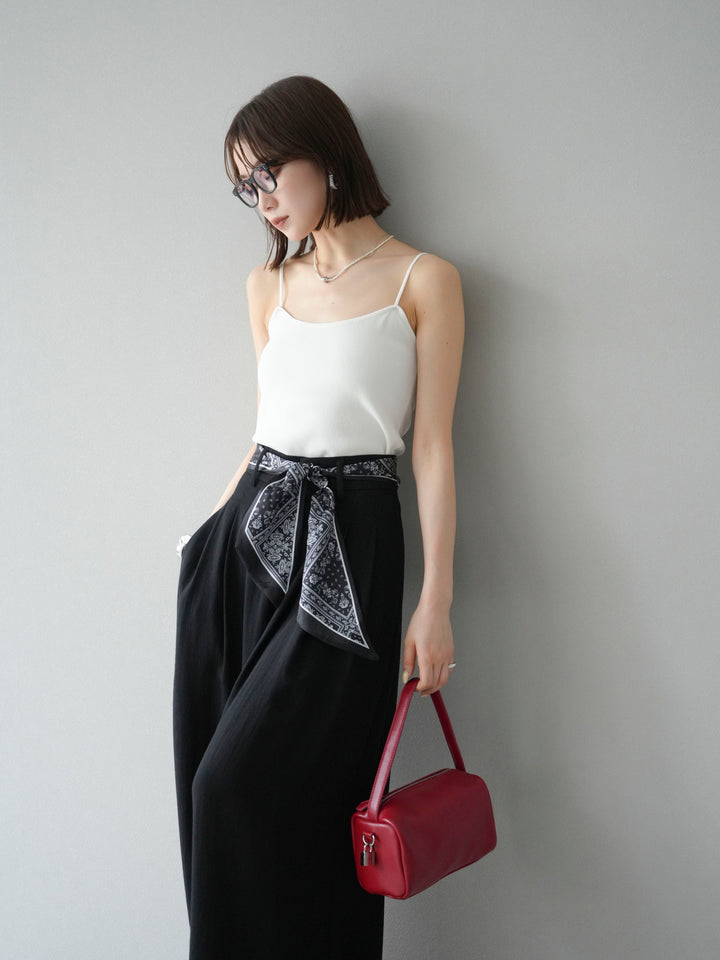 [予約]レーヨンニットキャミソール/オフ