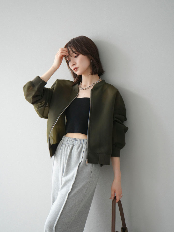 [予約]シアーダンボールボリュームスリーブMA-1/カーキ