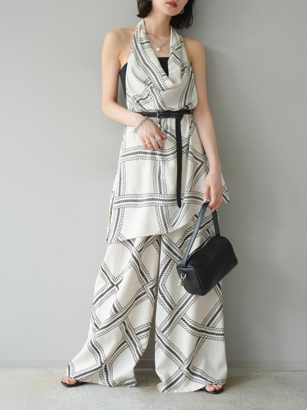 [訂位] 麻繩休閒褲/象牙白