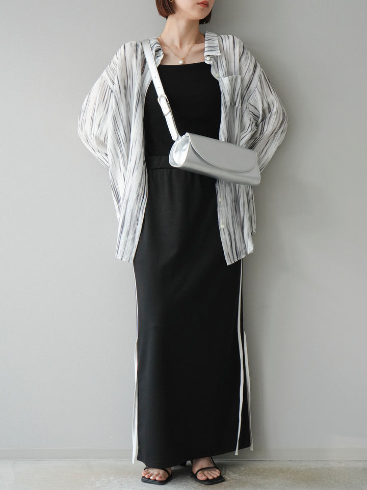 [預購] Sideline 球衣窄裙/黑色