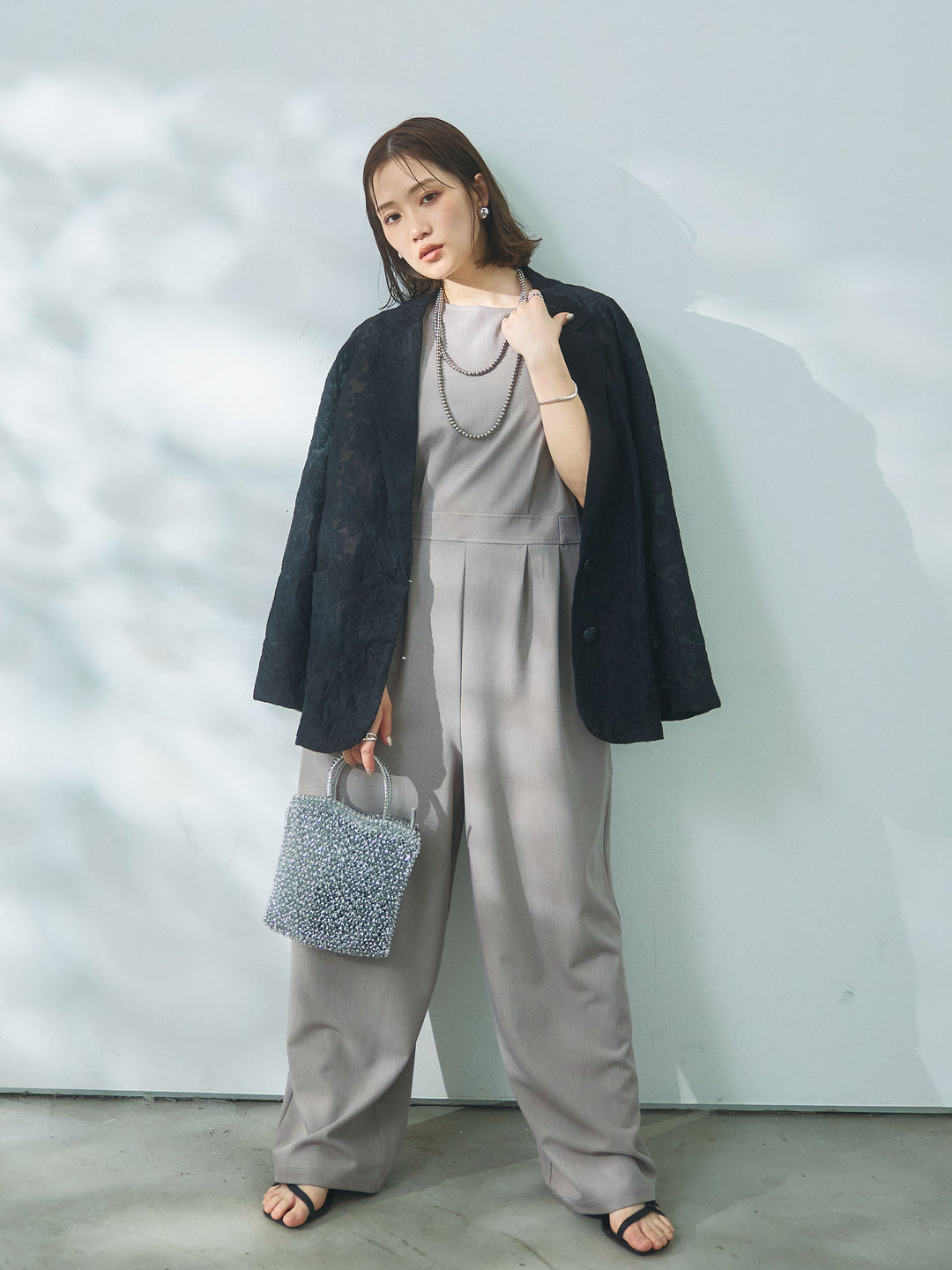 【Allure】[SET]ウエストベルトオールインワン+ウエストベルトオールインワン(2set)