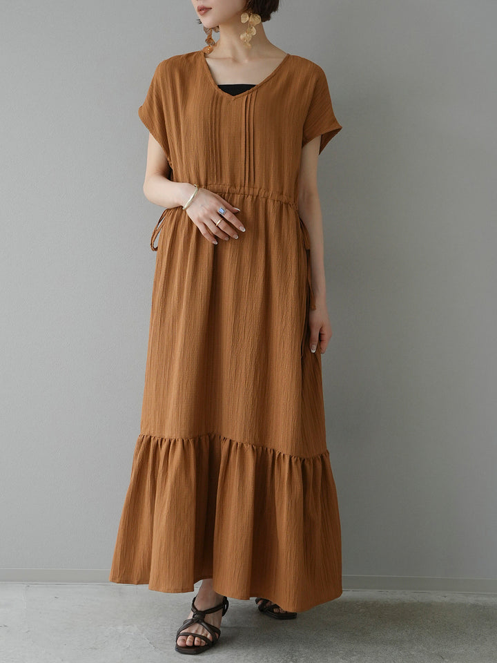[Pre-order] Willow crepe dress/camel