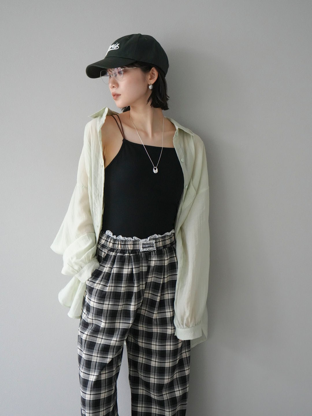 [予約]ドライタッチシアーオーバーシャツ/ミント