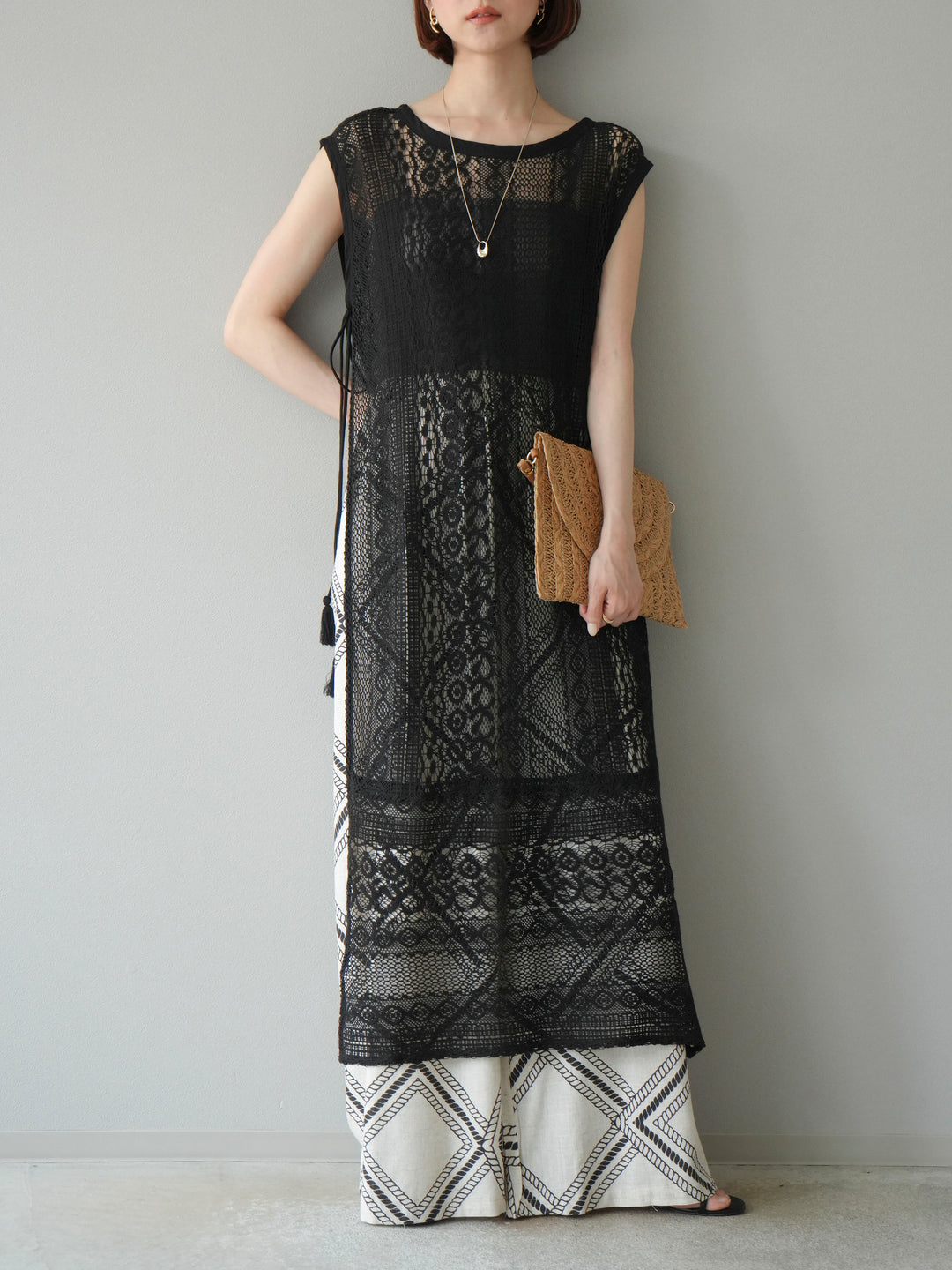 [訂位] 麻繩休閒褲/象牙白