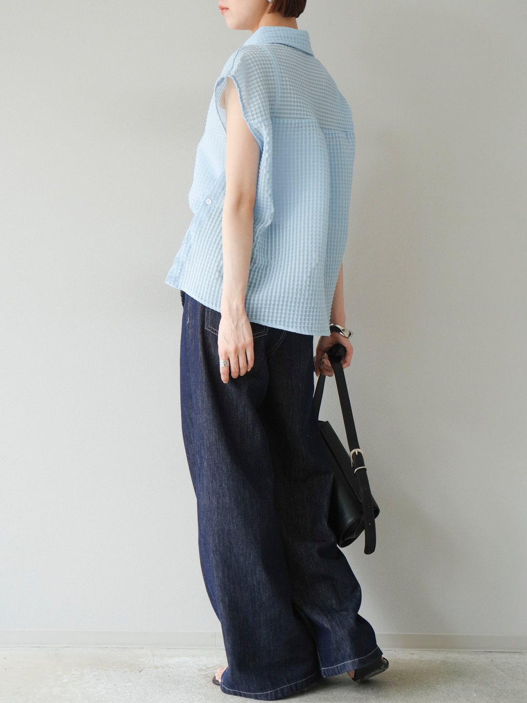 【預購】提臀牛仔褲/深藍色