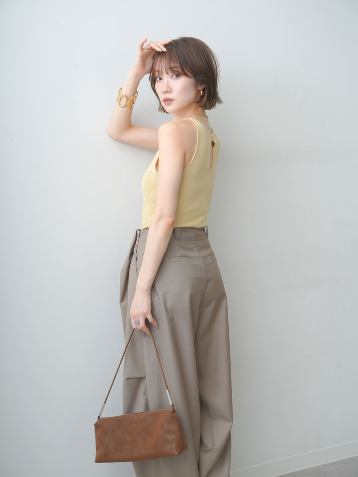 [SET]バックスリットニットタンクトップ+バックスリットニットタンクトップ(2set)
