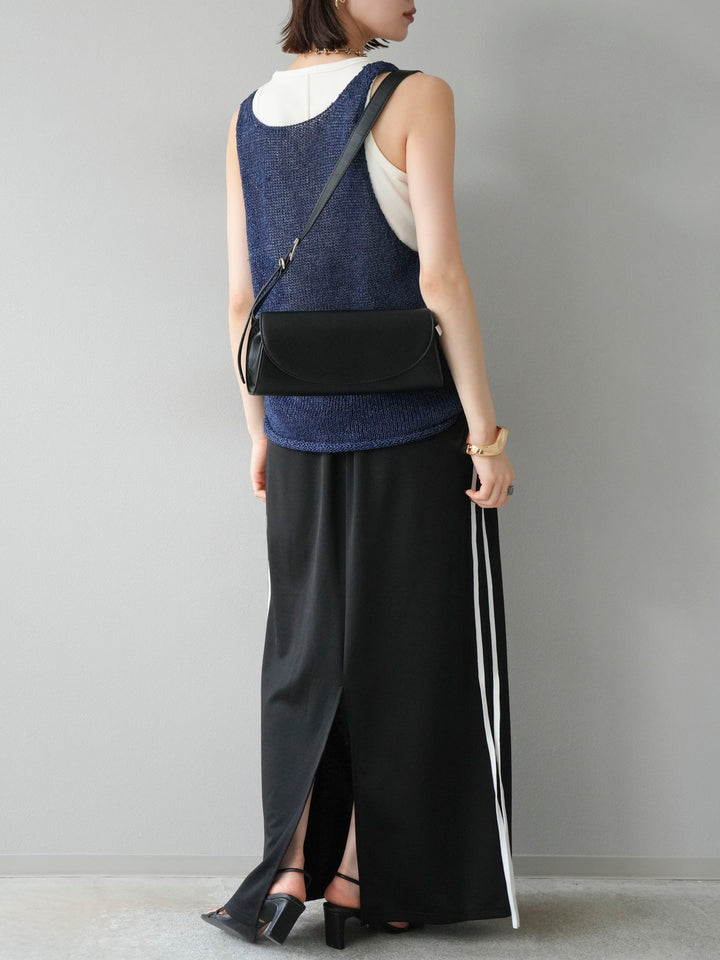 [預購] Sideline 球衣窄裙/黑色