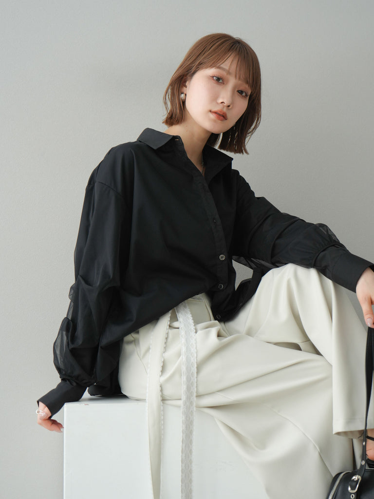 ビアズリー　レイヤード風ボリューム袖ブラウス BEARDSLEY（ビアズリー）の「《追加予約開始/LIVETART