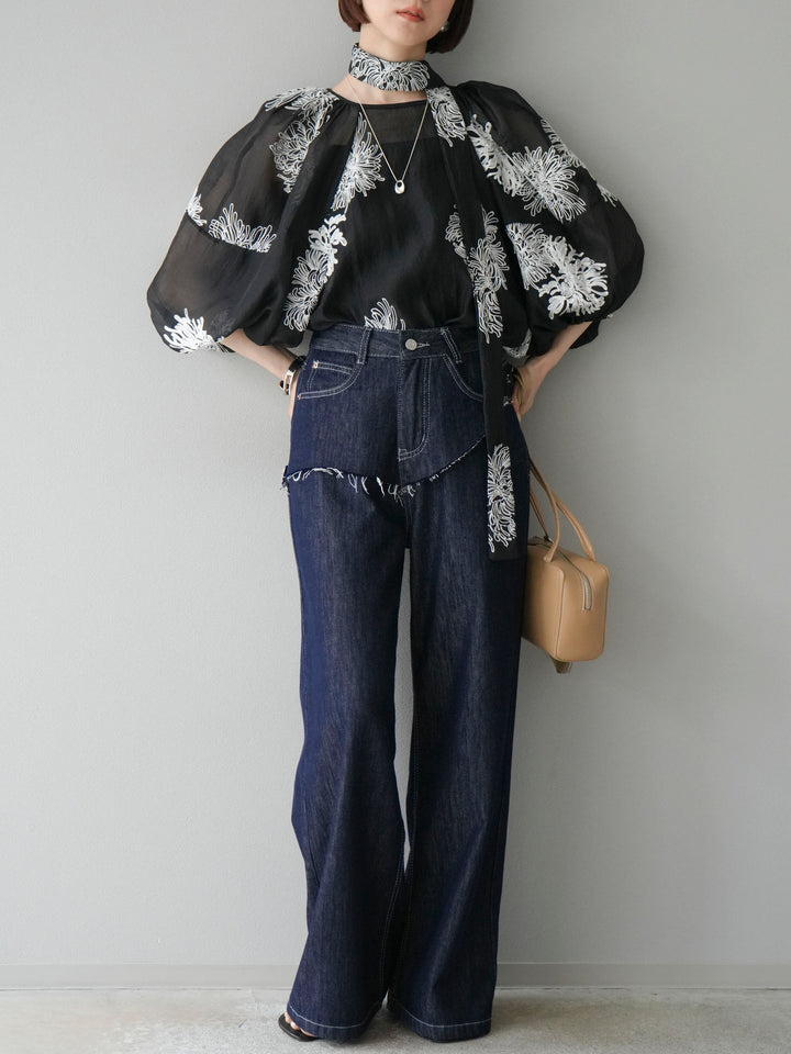 【預購】提臀牛仔褲/深藍色