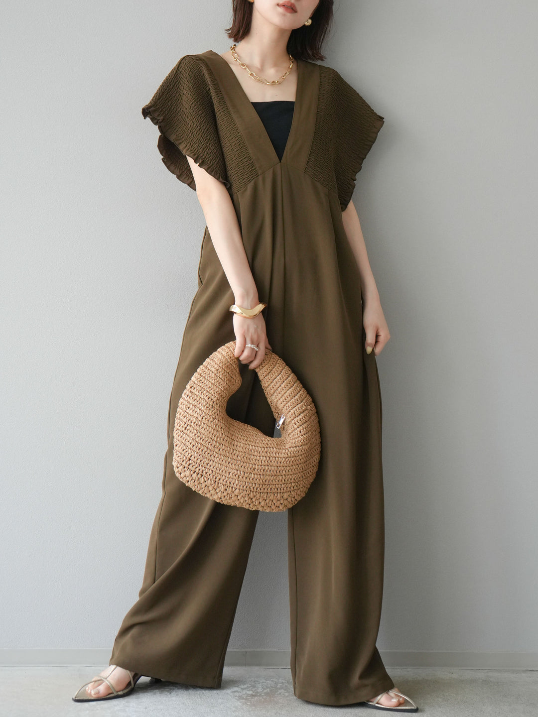 [予約]エステルシャーリングオールインワン/ブラウン