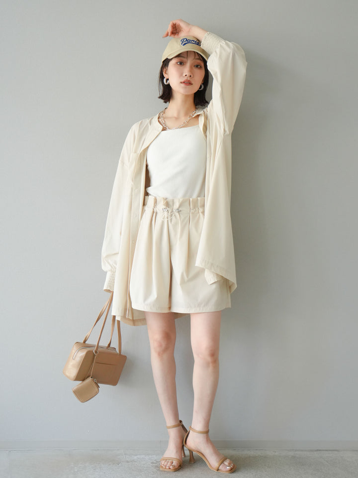 [套裝] ICE TOUCH 2WAY 外套 + ICE TOUCH 荷葉邊褶皺短褲 (2 套)