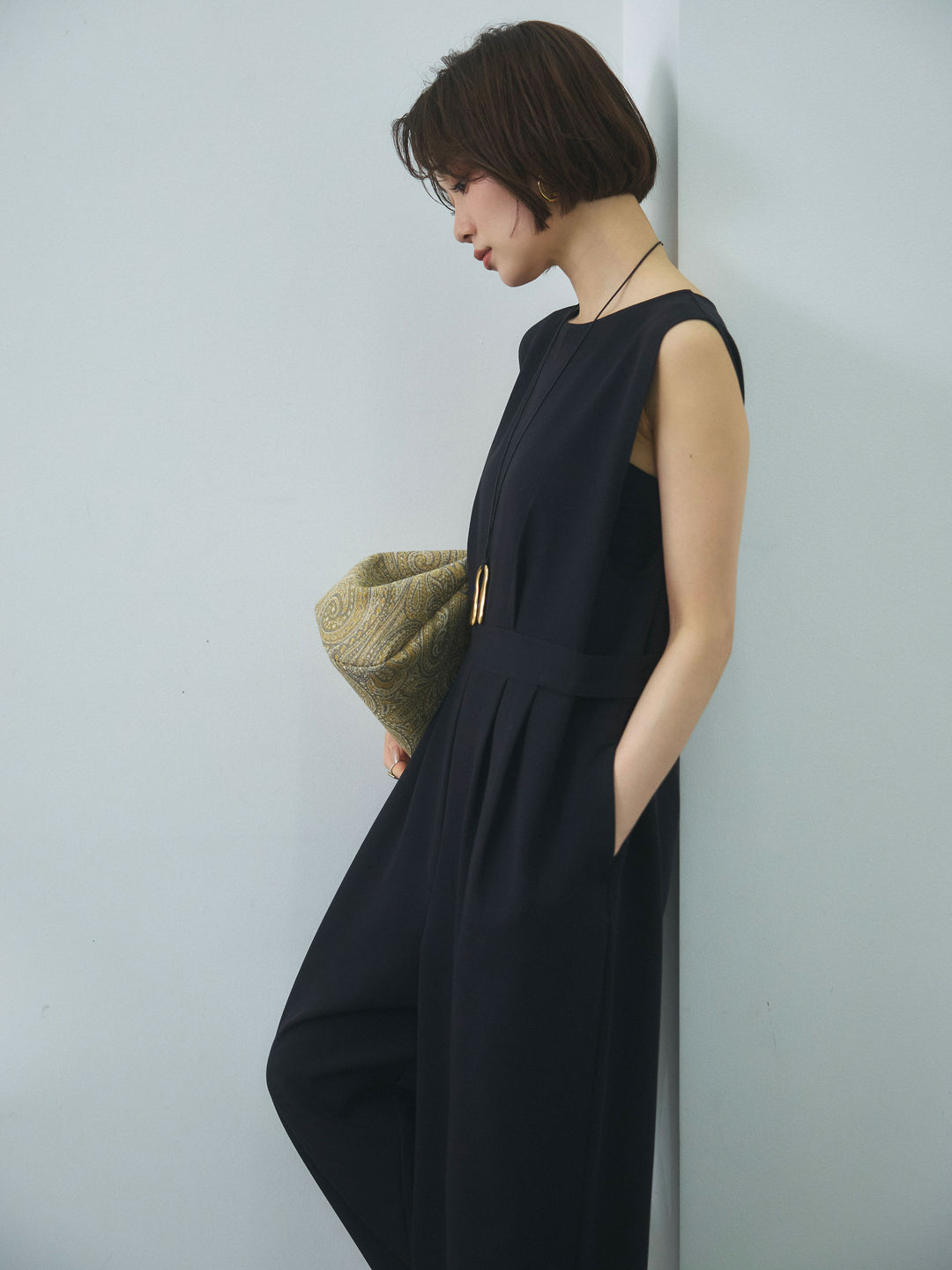 【Allure】[SET]ウエストベルトオールインワン+ウエストベルトオールインワン(2set)