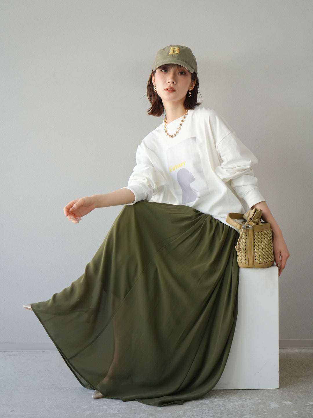 [予約]ウーマンプリントBIGロンT/オフ3