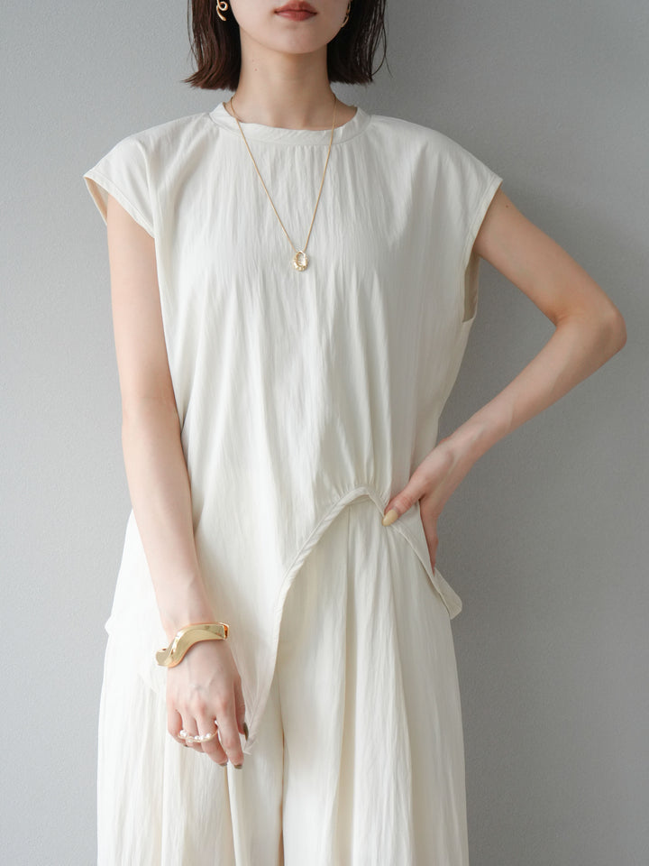 [SET] 不對稱套頭衫＆寬褲 SET UP（2套）