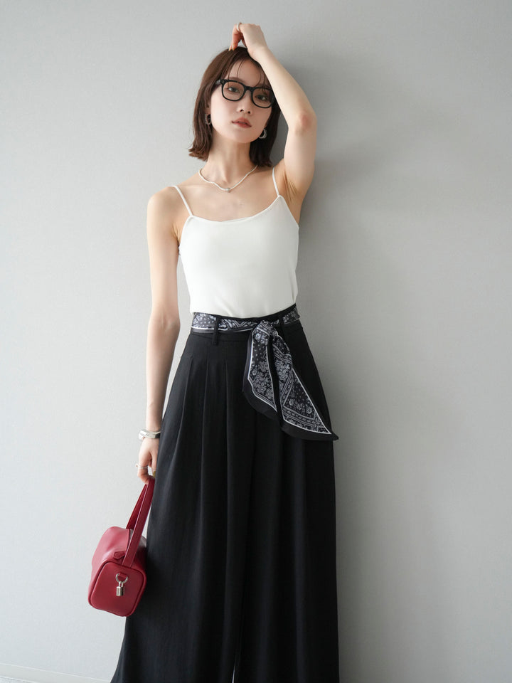 [予約]レーヨンニットキャミソール/オフ