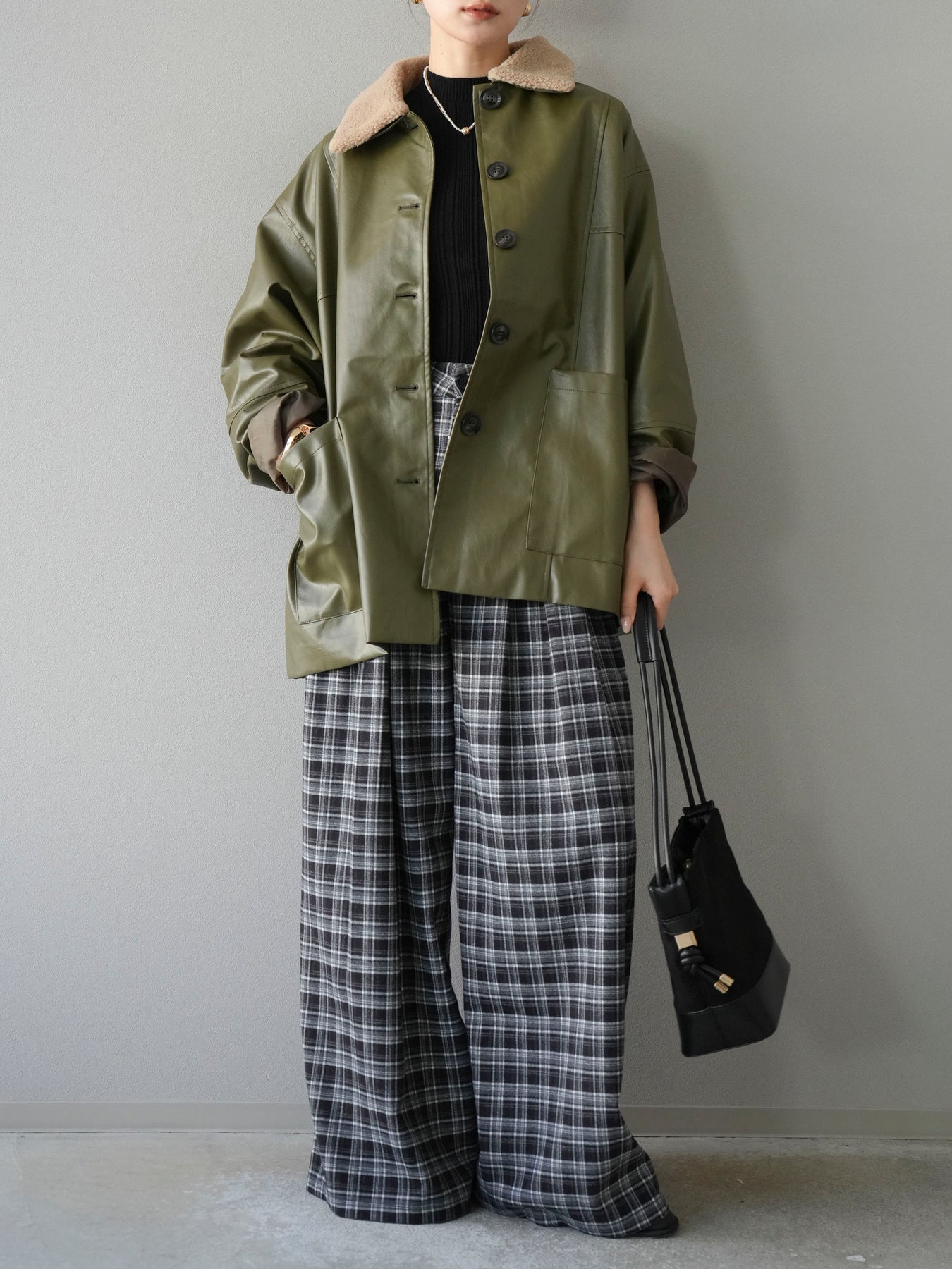 フルーレーベルカーキブルゾン38号 フルーレーベルカーキブルゾン38号 ブークレー ジップブルゾン