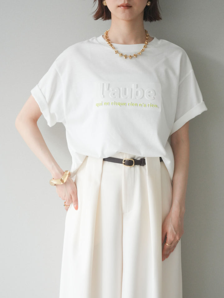 [予約]エンボスロゴTEE/off