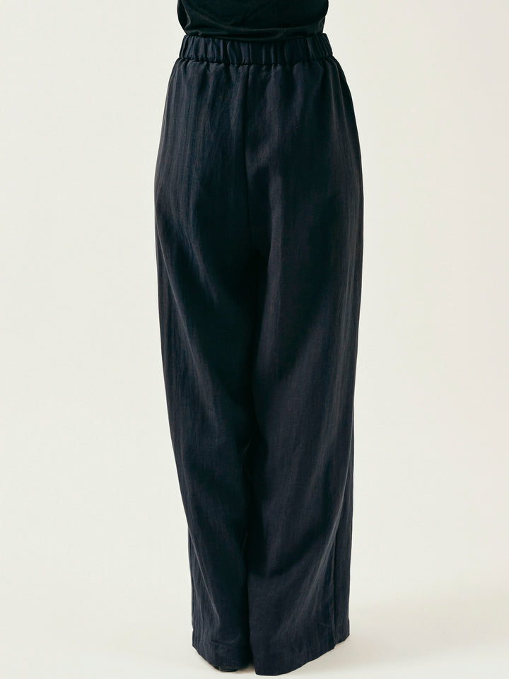 [SET]オーガンジーヘムブラウス＆ワイドパンツSET UP(2set)