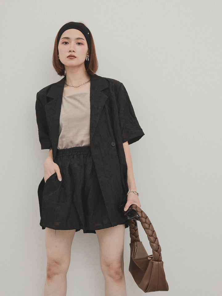 [SET]シアージャガードハーフジャケット＆ハーフパンツSET UP(2set)