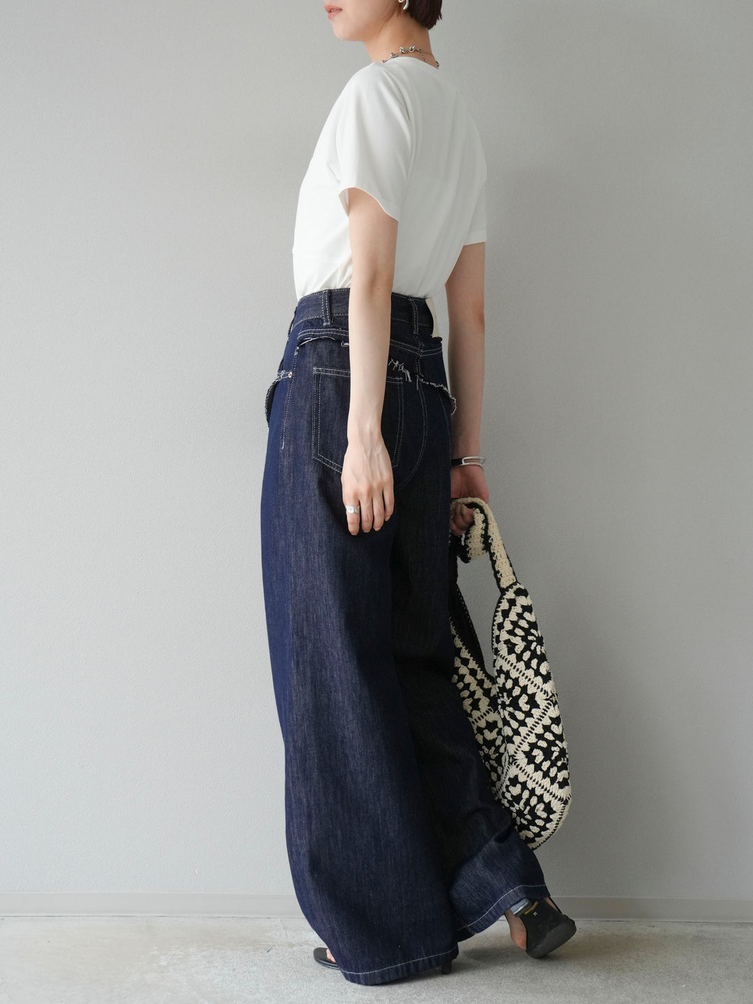 【預購】提臀牛仔褲/深藍色