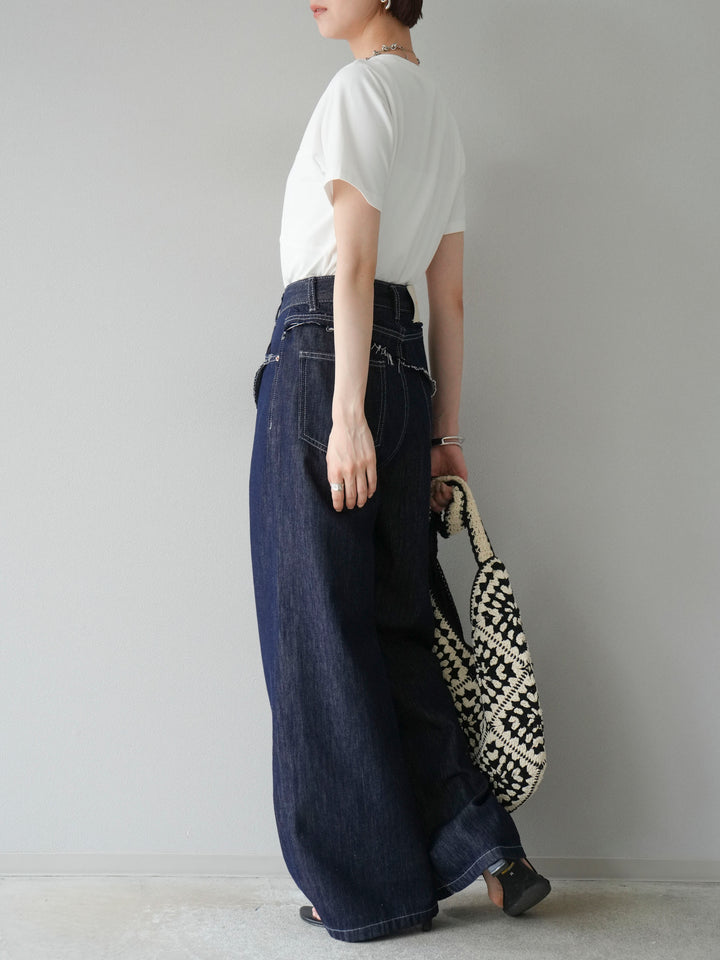 【預購】提臀牛仔褲/深藍色