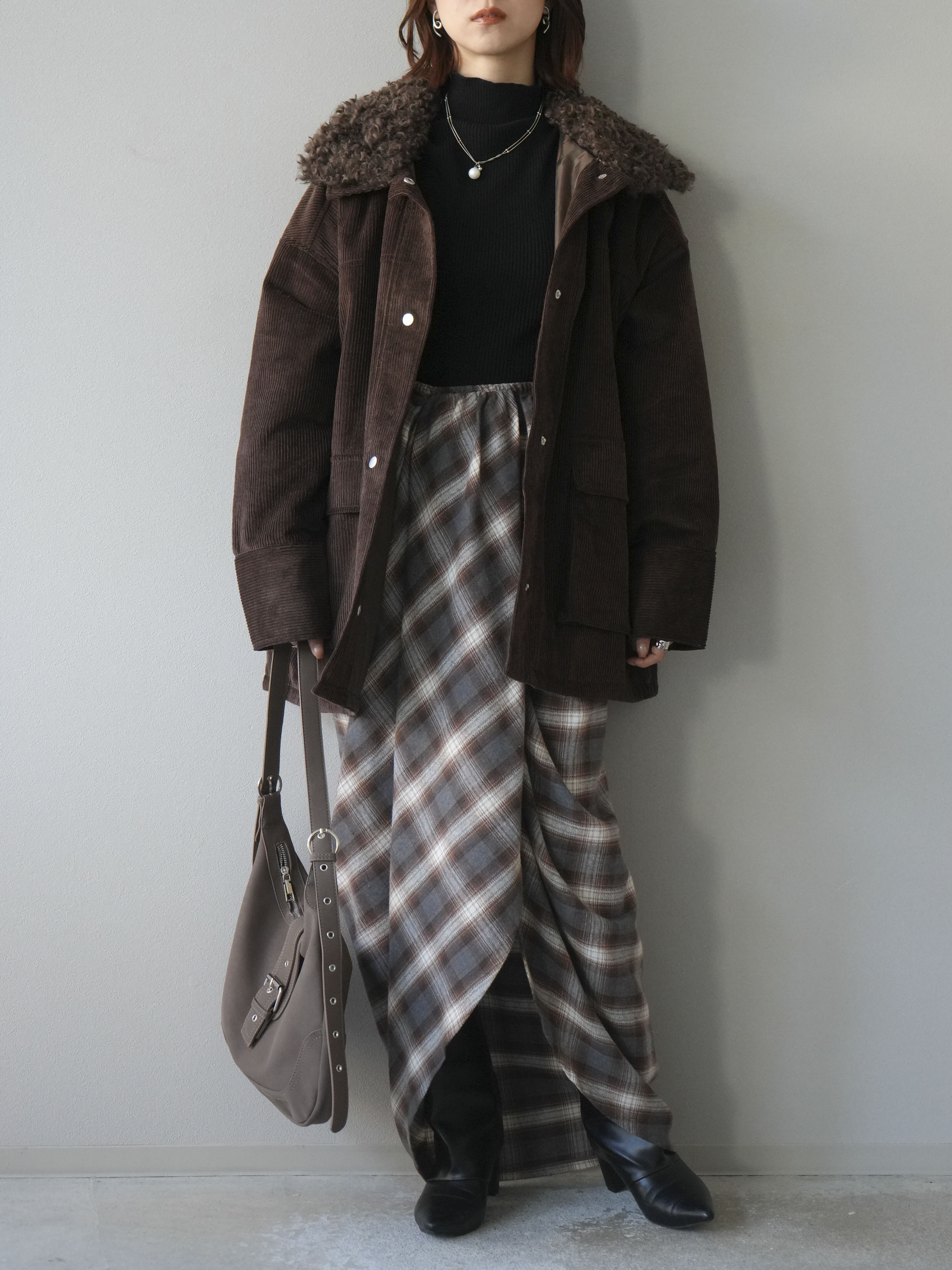 visvim コーデュロイ ボア襟 ジャケット アウター ブラウン visvim コーデュロイジャケット ボア襟付き