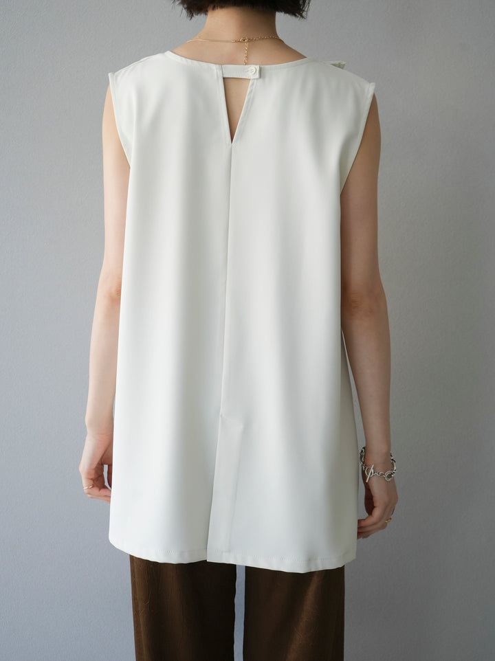 [Pre-order] Layered design vest/ivory
