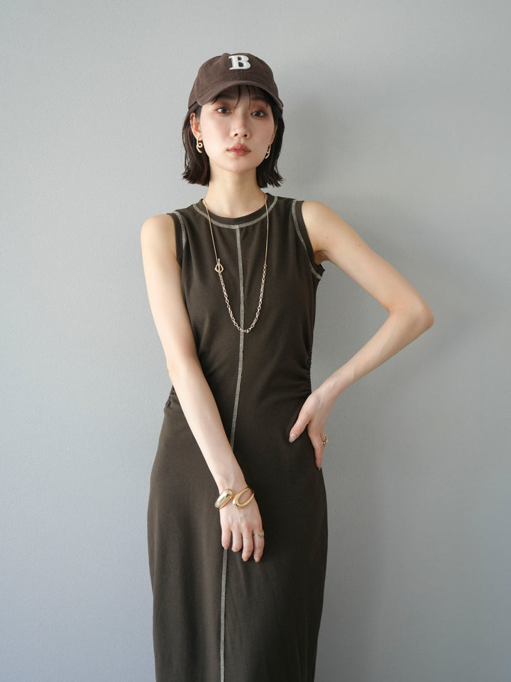 【預購】B字刺繡棒球帽/棕色