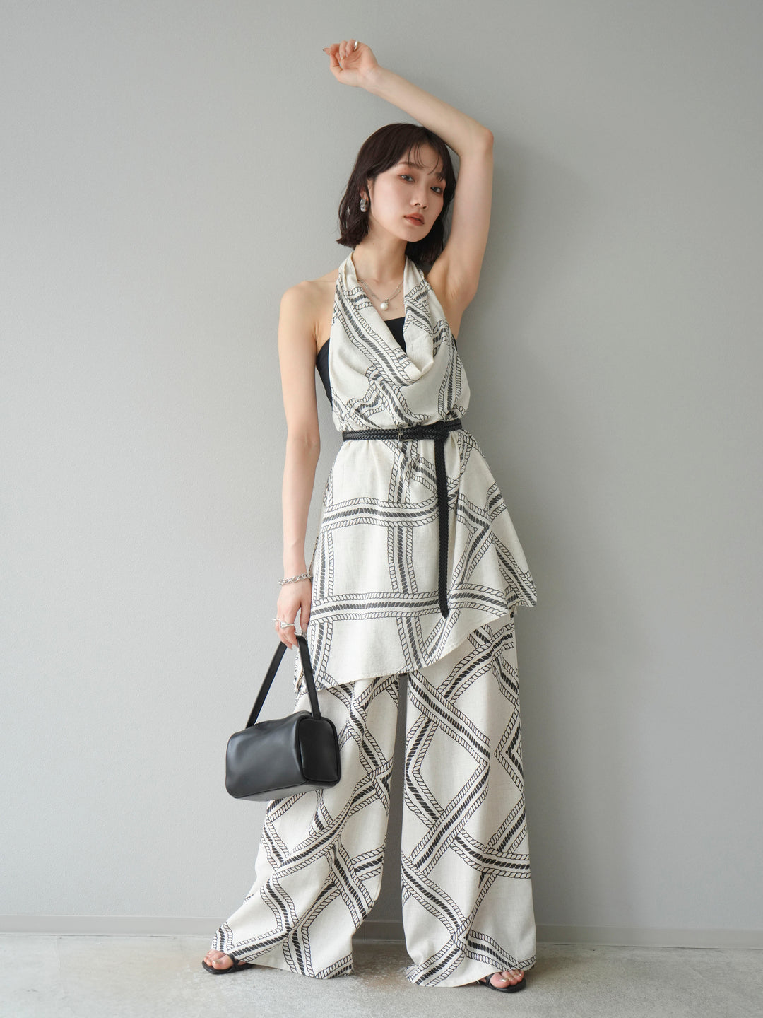 [訂位] 麻繩休閒褲/象牙白